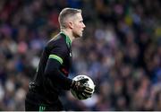 22 January 2023; Watty Graham's Glen goalkeeper Connlan Bradley during the AIB GAA Football All-Ireland Senior Club Championship Final match between Watty Graham's Glen of Derry and Kilmacud Crokes of Dublin at Croke Park in Dublin. Photo by Ramsey Cardy/Sportsfile