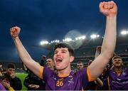 22 January 2023; Darragh Dempsey of Kilmacud Crokes celebrates after the AIB GAA Football All-Ireland Senior Club Championship Final match between Watty Graham's Glen of Derry and Kilmacud Crokes of Dublin at Croke Park in Dublin. Photo by Ramsey Cardy/Sportsfile