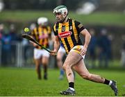 15 January 2023; Paddy Deegan of Kilkenny during the Walsh Cup Group 2 Round 2 match between Laois and Kilkenny at Kelly Daly Park in Rathdowney, Laois. Photo by Sam Barnes/Sportsfile