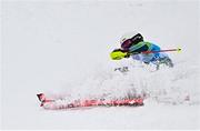 24 January 2023; Ethan Bouchard of Team Ireland competes in the boys slalom event during day one of the 2023 Winter European Youth Olympic Festival at Friuli-Venezia Giulia in Udine, Italy. Photo by Eóin Noonan/Sportsfile