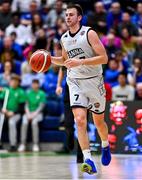 21 January 2023; Kristijan Andabaka of DBS Éanna during the Basketball Ireland Pat Duffy National Cup Final match between DBS Éanna and University of Galway Maree at National Basketball Arena in Tallaght, Dublin. Photo by Ben McShane/Sportsfile