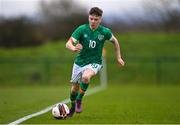 21 January 2023; Brody Lee of Republic of Ireland during the International friendly match between Republic of Ireland U15's and Australia U16's at the FAI National Training Centre in Dublin. Photo by Ben McShane/Sportsfile