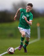 21 January 2023; Brody Lee of Republic of Ireland during the International friendly match between Republic of Ireland U15's and Australia U16's at the FAI National Training Centre in Dublin. Photo by Ben McShane/Sportsfile