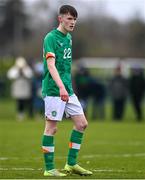 21 January 2023; Dylan O'Connell of Republic of Ireland during the International friendly match between Republic of Ireland U15's and Australia U16's at the FAI National Training Centre in Dublin. Photo by Ben McShane/Sportsfile