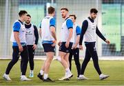 24 January 2023; Ben Healy, third from right, during Scotland rugby squad training at Oriam in Edinburgh, Scotland. Photo by Mark Scates/Sportsfile