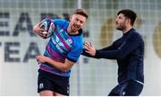 24 January 2023; Ben Healy, left, and Blair Kinghorn during Scotland rugby squad training at Oriam in Edinburgh, Scotland. Photo by Mark Scates/Sportsfile