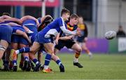 24 January 2023; Charlie Byrne of St Andrew's College during the Bank of Ireland Vinnie Murray Cup Semi-Final match between Temple Carrig and St Andrews College at Energia Park in Dublin. Photo by Tyler Miller/Sportsfile