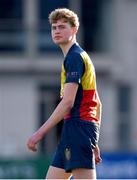 24 January 2023; Finn McDonald of St Fintans High School during the Bank of Ireland Vinnie Murray Cup Semi-Final match between St Fintans High School and CUS at Energia Park in Dublin. Photo by Tyler Miller/Sportsfile