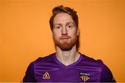 25 January 2023; Hugh Douglas stands for a portrait during a Wexford FC squad portrait session at South East Technological University in Carlow. Photo by Seb Daly/Sportsfile