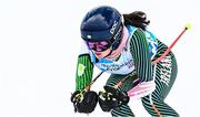 26 January 2023; Eábha McKenna of Ireland competing in the girls giant slalom event during day three of the 2023 Winter European Youth Olympic Festival at Friuli-Venezia Giulia in Udine, Italy. Photo by Eóin Noonan/Sportsfile