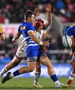 27 January 2023; Stefan Ungerer of DHL Stormers is charged down by Tom Stewart of Ulster during the United Rugby Championship match between Ulster and DHL Stormers at Kingspan Stadium in Belfast. Photo by Ramsey Cardy/Sportsfile