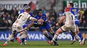 27 January 2023; Marvin Orie of DHL Stormers is tackled by Duane Vermeulen of Ulster during the United Rugby Championship match between Ulster and DHL Stormers at Kingspan Stadium in Belfast. Photo by Ramsey Cardy/Sportsfile