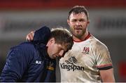 27 January 2023; Evan Roos of DHL Stormers and Duane Vermeulen of Ulster after the United Rugby Championship match between Ulster and DHL Stormers at Kingspan Stadium in Belfast. Photo by Ramsey Cardy/Sportsfile