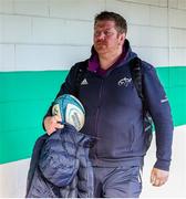 28 January 2023; Munster forwards coach Andi Kyriacou arrives before the United Rugby Championship match between Benetton and Munster at Stadio Monigo in Treviso, Italy. Photo by Roberto Bregani/Sportsfile