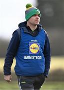 28 January 2023; Kerry joint-manager Declan Quill at half-time during the 2023 Lidl Ladies National Football League Division 1 Round 2 match between Mayo and Kerry at the NUI Galway Connacht GAA Centre of Excellence in Bekan, Mayo. Photo by Piaras Ó Mídheach/Sportsfile