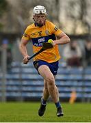 15 January 2023; Brandon O'Connell of Clare during the Co-Op Superstores Munster Hurling League Group 1 match between Clare and Waterford at Cusack Park in Ennis, Clare. Photo by Brendan Moran/Sportsfile