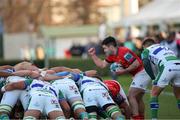 28 January 2023; Paddy Patterson of Munster during the United Rugby Championship match between Benetton and Munster at Stadio Monigo in Treviso, Italy. Photo by Roberto Bregani/Sportsfile