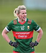 28 January 2023; Fiona McHale of Mayo after her side's defeat in the 2023 Lidl Ladies National Football League Division 1 Round 2 match between Mayo and Kerry at the NUI Galway Connacht GAA Centre of Excellence in Bekan, Mayo. Photo by Piaras Ó Mídheach/Sportsfile