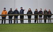 28 January 2023; Spectators look on during the 2023 Lidl Ladies National Football League Division 1 Round 2 match between Mayo and Kerry at the NUI Galway Connacht GAA Centre of Excellence in Bekan, Mayo. Photo by Piaras Ó Mídheach/Sportsfile