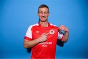 27 January 2023; Eoin Doyle poses for a portrait during a St Patrick's Athletic squad portrait session at Richmond Park in Dublin. Photo by Stephen McCarthy/Sportsfile
