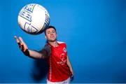 27 January 2023; Jay McClelland poses for a portrait during a St Patrick's Athletic squad portrait session at Richmond Park in Dublin. Photo by Stephen McCarthy/Sportsfile