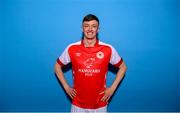 27 January 2023; Chris Forrester poses for a portrait during a St Patrick's Athletic squad portrait session at Richmond Park in Dublin. Photo by Stephen McCarthy/Sportsfile