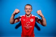 27 January 2023; Tom Grivosti poses for a portrait during a St Patrick's Athletic squad portrait session at Richmond Park in Dublin. Photo by Stephen McCarthy/Sportsfile