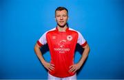 27 January 2023; Jamie Lennon poses for a portrait during a St Patrick's Athletic squad portrait session at Richmond Park in Dublin. Photo by Stephen McCarthy/Sportsfile