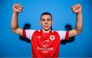 27 January 2023; Darius Lipsiuc poses for a portrait during a St Patrick's Athletic squad portrait session at Richmond Park in Dublin. Photo by Stephen McCarthy/Sportsfile