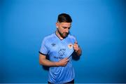 27 January 2023; Goalkeeper Danny Rogers poses for a portrait during a St Patrick's Athletic squad portrait session at Richmond Park in Dublin. Photo by Stephen McCarthy/Sportsfile