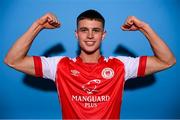 27 January 2023; Adam Murphy poses for a portrait during a St Patrick's Athletic squad portrait session at Richmond Park in Dublin. Photo by Stephen McCarthy/Sportsfile