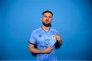 27 January 2023; Goalkeeper Danny Rogers poses for a portrait during a St Patrick's Athletic squad portrait session at Richmond Park in Dublin. Photo by Stephen McCarthy/Sportsfile