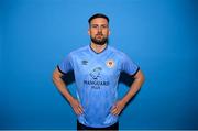 27 January 2023; Goalkeeper Danny Rogers poses for a portrait during a St Patrick's Athletic squad portrait session at Richmond Park in Dublin. Photo by Stephen McCarthy/Sportsfile