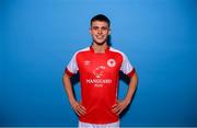 27 January 2023; Adam Murphy poses for a portrait during a St Patrick's Athletic squad portrait session at Richmond Park in Dublin. Photo by Stephen McCarthy/Sportsfile