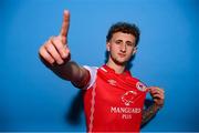 27 January 2023; Sam Curtis poses for a portrait during a St Patrick's Athletic squad portrait session at Richmond Park in Dublin. Photo by Stephen McCarthy/Sportsfile