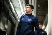 28 January 2023; Hugh O'Sullivan of Dublin arrives for the Allianz Football League Division 2 match between Dublin and Kildare at Croke Park in Dublin. Photo by Stephen McCarthy/Sportsfile