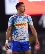 27 January 2023; Sacha Feinberg-Mngomezulu of DHL Stormers before the United Rugby Championship match between Ulster and DHL Stormers at Kingspan Stadium in Belfast. Photo by Ramsey Cardy/Sportsfile