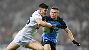 28 January 2023; Jack Robinson of Kildare in action against Eoin Murchan of Dublin during the Allianz Football League Division 2 match between Dublin and Kildare at Croke Park in Dublin. Photo by Stephen Marken/Sportsfile