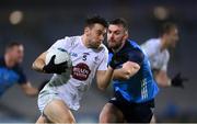 28 January 2023; Darragh Malone of Kildare in action against Seán McMahon of Dublin during the Allianz Football League Division 2 match between Dublin and Kildare at Croke Park in Dublin. Photo by Stephen McCarthy/Sportsfile