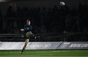 28 January 2023; Connacht captain Jack Carty warms-ups before the United Rugby Championship match between Connacht and Emirates Lions at The Sportsground in Galway. Photo by Seb Daly/Sportsfile