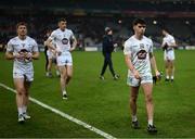 28 January 2023; Kildare's Tony Archbold, left, and Jack Robinson after the Allianz Football League Division 2 match between Dublin and Kildare at Croke Park in Dublin. Photo by Stephen McCarthy/Sportsfile