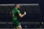 28 January 2023; Diarmuid Kilgallen of Connacht celebrates after scoring his side's first try during the United Rugby Championship match between Connacht and Emirates Lions at The Sportsground in Galway. Photo by Seb Daly/Sportsfile