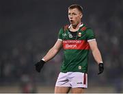 28 January 2023; Ryan O'Donoghue of Mayo with a ripped jersey during the Allianz Football League Division 1 match between Mayo and Galway at Hastings Insurance MacHale Park in Castlebar, Mayo. Photo by Piaras Ó Mídheach/Sportsfile