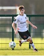 27 January 2023; Callum Bonner of Dundalk during the Pre-Season Friendly match between Cork City and Dundalk at the FAI National Training Centre in Abbotstown, Dublin. Photo by Ben McShane/Sportsfile