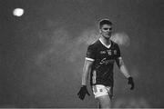28 January 2023; (EDITOR'S NOTE; Image has been converted to black & white) Paul Kelly of Galway during the Allianz Football League Division 1 match between Mayo and Galway at Hastings Insurance MacHale Park in Castlebar, Mayo. Photo by Piaras Ó Mídheach/Sportsfile