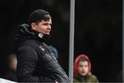 28 January 2023; Terenure College head coach Sean Skehan during theEnergia All-Ireland League Division 1A match between Terenure College and Clontarf at Lakelands Park in Dublin. Photo by Matt Browne/Sportsfile