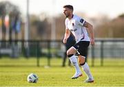 27 January 2023; Andy Boyle of Dundalk during the Pre-Season Friendly match between Cork City and Dundalk at the FAI National Training Centre in Abbotstown, Dublin. Photo by Ben McShane/Sportsfile