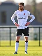 27 January 2023; Connor Malley of Dundalk during the Pre-Season Friendly match between Cork City and Dundalk at the FAI National Training Centre in Abbotstown, Dublin. Photo by Ben McShane/Sportsfile