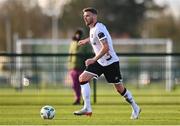 27 January 2023; Andy Boyle of Dundalk during the Pre-Season Friendly match between Cork City and Dundalk at the FAI National Training Centre in Abbotstown, Dublin. Photo by Ben McShane/Sportsfile