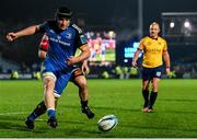 28 January 2023; James Culhane of Leinster during the United Rugby Championship match between Leinster and Cardiff at RDS Arena in Dublin. Photo by Harry Murphy/Sportsfile